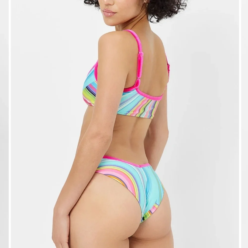 New!Frankie's Bikinis Dallas Shine Bralette‎ Bikini Top